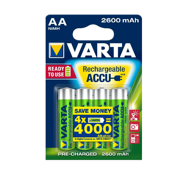 Varta Stilo Ricaricabili 2600 mAh Varta Stilo Ricaricabili 2600 mAh